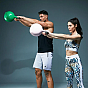 Gorilla Sports Soutěžní kettlebell, zelený, 24 kg