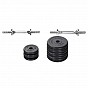 Gorilla Sports činkový set, pogumované kotouče, 30 kg