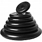 Gorilla Sports činkový set, pogumované kotouče, 30 kg
