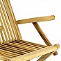 Zahradní set rozkládací stůl a 4 skládací židle, masiv teak