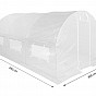 Fóliovník 3 x 4,5 m, 13,5 m2, bílý, gramáž fólie 160 g/m2