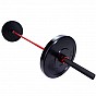 Gorilla Sports Činková tyč, červená, 220 cm, 50 / 51 mm