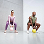 Gorilla Sports Soutěžní kettlebell, žlutý, 16 kg