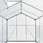 Polykarbonátový skleník 253 × 190 cm (4,75 m²) se základnou