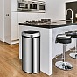 Automatický bezdotykový odpadkový koš 70 l – stříbrný