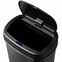 Automatický bezdotykový odpadkový koš 60 l – černý