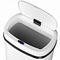 Automatický bezdotykový odpadkový koš 60 l – bílý