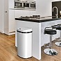 Automatický bezdotykový odpadkový koš 60 l – bílý