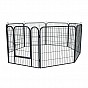 Ohrádka pro štěňata a malá zvířata, ocelová, 160x160x60 cm,