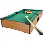 Mini kulečník pool s příslušenstvím 51 x 31 x 10 cm, světlý