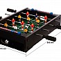GamesPlanet® Mini stolní fotbálek, 50,5 x 31,5 x 10, černý