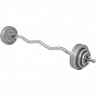 Gorilla Sports Nakládací činkový set, litinové závaží, 35 kg