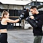Gorilla Sports Boxovací úderová podložka, černá