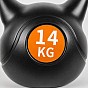 Kettlebell 14 kg plastový s cementovou výplní