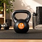 Kettlebell 14 kg plastový s cementovou výplní