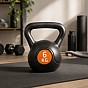 Kettlebell 6 kg plastový s cementovou výplní