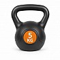 Kettlebell 5 kg plastový s cementovou výplní