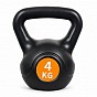 Kettlebell 4 kg plastový s cementovou výplní