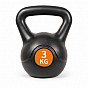Kettlebell 3 kg plastový s cementovou výplní