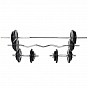Gorilla Sports Činkový set, pogumované kotouče, 108 kg