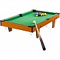 GamesPlanet® Mini kulečník pool, 92 x 52 x 19 cm, světlá