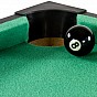 GamesPlanet® Mini kulečník pool, 92 x 52 x 19 cm, světlá