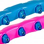 MOVIT Hula Hoop masážní obruč, 103 cm, modro-růžová