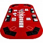 GamesPlanet® Skládací pokerová podložka, červená