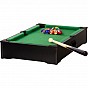 Mini kulečník pool s příslušenstvím 51 x 31 x 10 cm, černý