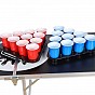 Beer Pong stolní sada s nastavitelnou výškou, 240 x 61 cm