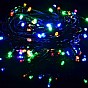 Vánoční LED řetěz 4 m, 40 LED, barevný, zelený kabel