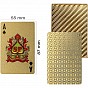 Poker karty plastové - zlaté