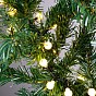 Vánoční dekorace, girlanda s osvětlením, 2,7 m, 200 LED