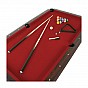 GamesPlanet® Kulečníkový stůl s vybavením 7ft, červená/dřevo