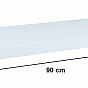 Stilista Nástěnná police Volato, 90 cm, bílá