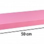 Stilista nástěnná police Volato, 50 cm, růžová