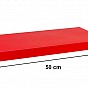 Stilista nástěnná police Volato, 50 cm, lesklá červená