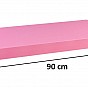 Stilista nástěnná police Volato, 90 cm, růžová