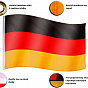 FLAGMASTER Vlajka Německo, 120 x 80 cm