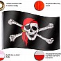 FLAGMASTER® Vlajkový stožár vč. pirátské vlajky, 650 cm