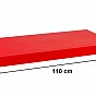 Stilista nástěnná police Volato, 110 cm, lesklá červená