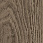 STILISTA Nástěnná kulatá police, tm. dřevo, 48 x 48 x 12 cm