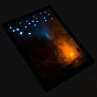 Nástěnná malba horské jezero, 22 LED, 30 x 40 cm