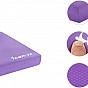MOVIT Balanční polštář s gymnastickou gumou, fialový