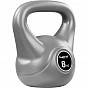 Movit Kettlebell činka, 8 kg, šedá/černá