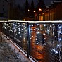 Vánoční světelný déšť 2,7 m, 72 LED, teple bílý