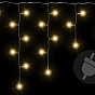 Vánoční světelný déšť 2,7 m, 72 LED, teple bílý