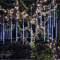VOLTRONIC Vánoční LED padající sníh, 240 LED, modrá