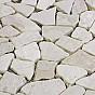 Mramorová mozaika Garth 1 m2, krémová bílá obklady