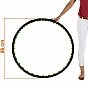 Hula Hoop Masážní obruč na cvičení, 96 cm 64 magnetů